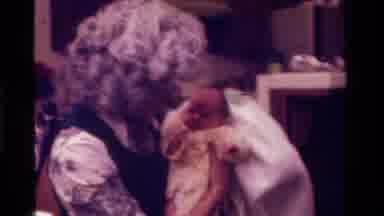 California USA-1975: The Baby With Mother