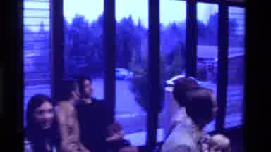 California USA (1975): Couple Getting Married By A Priest In Front Of Several