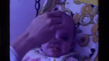 California USA (1975): Cute White Baby Does Things That Make People Want To Watch