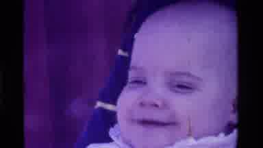 California USA (1975): Smiling Cute Baby