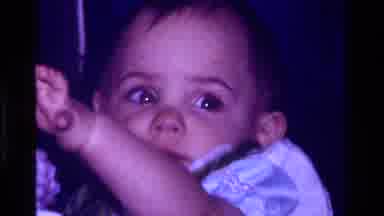 California USA (1977): Cute Baby Played In A Ball
