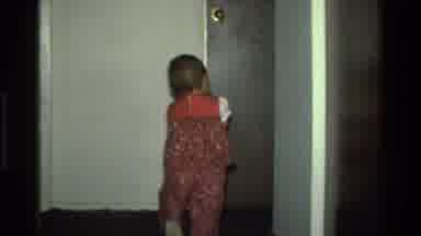California USA (1977): A Small Child Celebrating Their Birthday With A Large