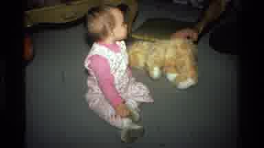 California USA (1977): Baby And Stuffed Animal
