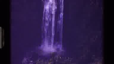 KENYA-1983: Water Pouring Down A Waterfall At Massive Speed
