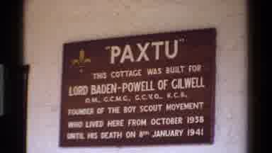 Kenya (1983): Paxtu Cottage For Lord Baden - Powell Of Gilwell The Founder Of The