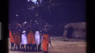 Kenya (1983): Women In African Tribe Jump Up And Down In A Dance
