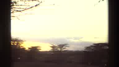 MARA TANZANIA-1983: Panning View Of Clouds During The Day And In The Evening