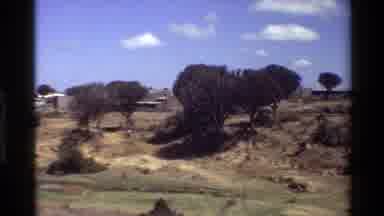 Mara Tanzania (1983): Two People Walking Through Grasslands On A Sunny Fall Day