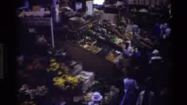 Nairobi Kenya (1983): People Are Shopping For Food At A Food Market