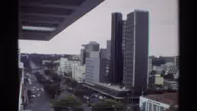 Nairobi Kenya (1983): The Aerial View Of A City With Lot Of Skyscrapers