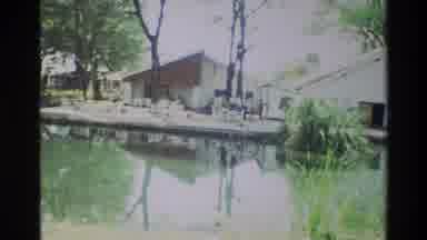 Nairobi Kenya (1983): Facade Of A Building With A Green Lake In Front Of It