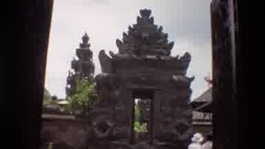 Singapore (1984): Ancient Temples That Are Made Of Stones Next To Trees On A