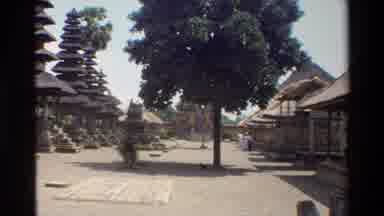 Singapore (1984): Stunning Stacked Oriental Buildings And Trees With With