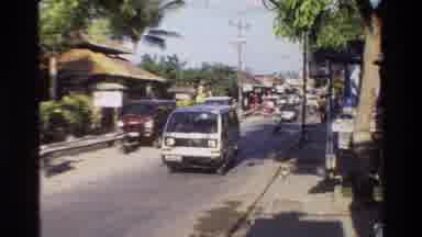 Singapore (1984): The Car Is Riding The Roadcar Journey Is Very Interesting And