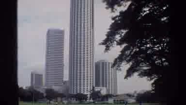 Singapore (1984): Four Skyscrapers In The Middle Of A Green Area Are Symbols Of