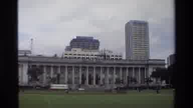 Singapore (1984): Clear View Of A Historic Building And The Scenery Outside