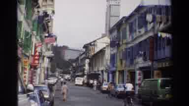 Singapore (1984): People Living In A Crowded City And Most Of Them Are Walking