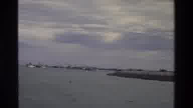 Singapore (1984): Very Many People Sailing Across The Bay Into The Ocean