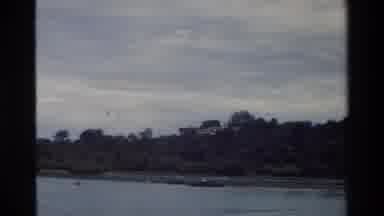Singapore (1984): A View Of The Ocean And Landmarks