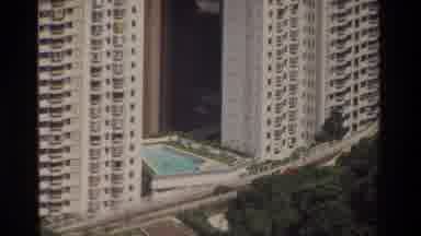 Hong Kong (1984): Beautiful Birds Eye View Of Cityscape Showing Buildings And