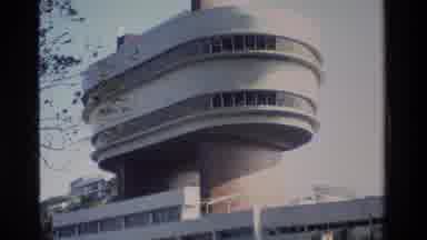 Hong Kong (1984): Multi Level Buildings Set On Forested Hillside And Suspended