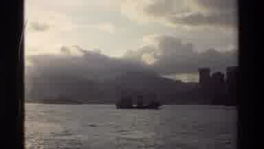 Hong Kong (1984): Boat View Showing The City Skyline On A Gorgeous Day