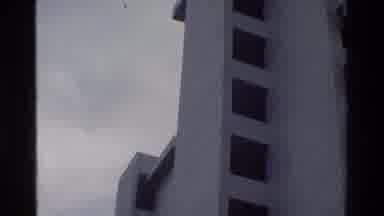Thailand (1984): Tall Industrial Building Being Recorded From The Ground Level