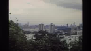 Thailand (1984): Beautiful Cloudy City With Very Tall Building And A Lot Of