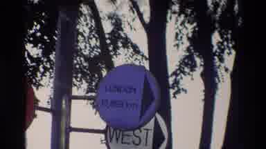 Thailand (1984): Sign In Center Of Park Describing Direction And Miles Towards