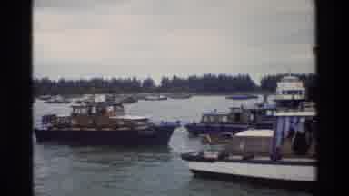 Thailand (1984): Boats And People Get Together On A Warm Summer's Day And Enjoy