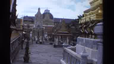 Thailand (1984): Large Buildings With Statues That Are Probably A Tourist
