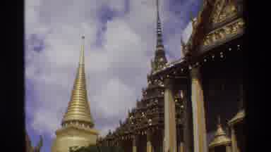 Thailand (1984): Tall Ancient Historic Landmark Buildings With A Multitude Of