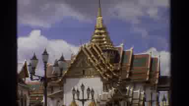Thailand (1984): People Are Walking Near Buildings In China