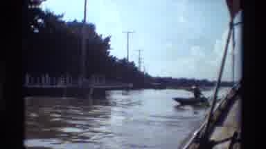 Thailand (1984): The Persons Are Travelling In The Lake Boat This Is Nice