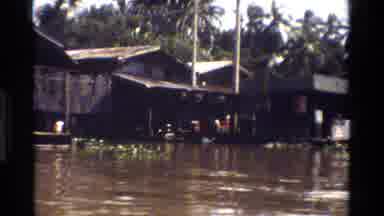 Thailand (1984): Enjoying A Ride On The River Bank