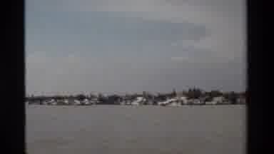 Thailand (1984): Old Documentary Style Video Zooms In On Crowded Shoreline
