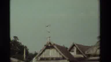 Thailand (1984): The View Of Roofs Of A Church And Its Premises