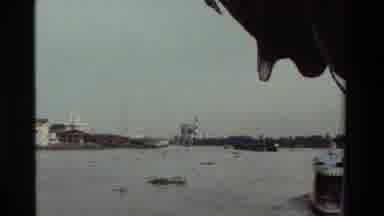 Thailand (1984): Sailing In Boat Lighthouse Seen Reaching Shore No Waves Beautiful