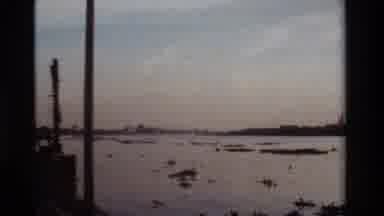 Thailand (1984): Sea Near Bridge Is Viewed In A Wide Area