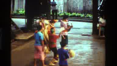 Thailand (1984): A Group Of People Performing A Traditional Dance Somewhere In