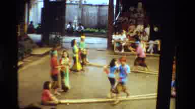 Thailand (1984): Group Of Indigenous People Celebrating By Dancing Jumping