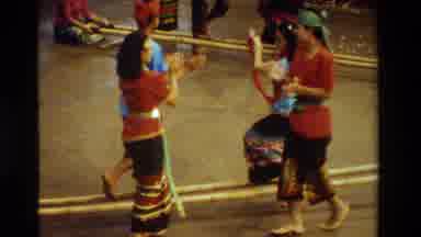 Thailand (1984): Interesting Cultural Dancing With Women In Dresses