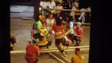 Thailand (1984): People Of Thailand Jumping Around Dancing In Circles Filled With