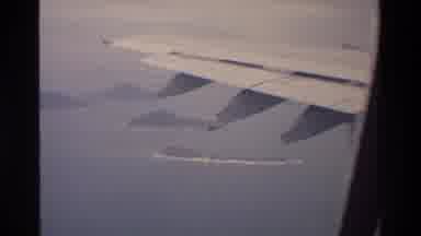 Thailand (1984): A Chain Of Islands Is Seen From The Window Of An Aeroplane