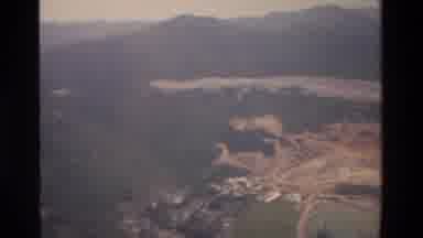 Thailand (1984): A Plane's View Of An Area Of City With Bodies Of Water Buildings