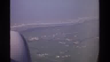 Thailand (1984): Aerial View Of Landscape With A Shore Line From A Plane