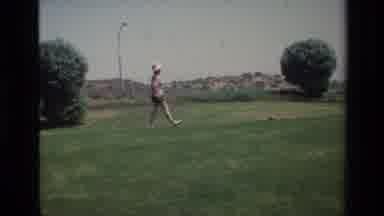 Laguna Hills California USA (1976): Men In Hats Playing Golf On Sunny Day On Golf