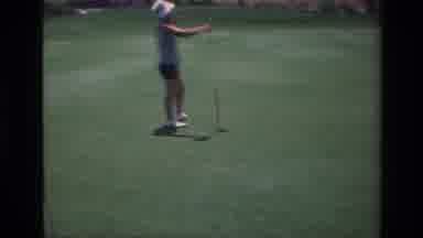 Laguna Hills California USA (1976): A Trio Of Golfers On The Green Of A Hole On