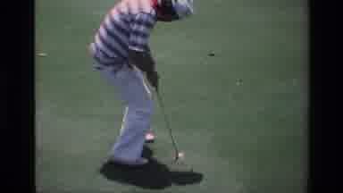 Laguna Hills California USA (1976): Man Putting On Golf Green