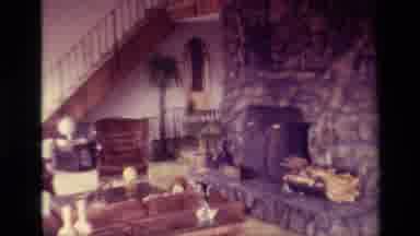 Big Bear California USA (1977): My Living Room And Upstairs